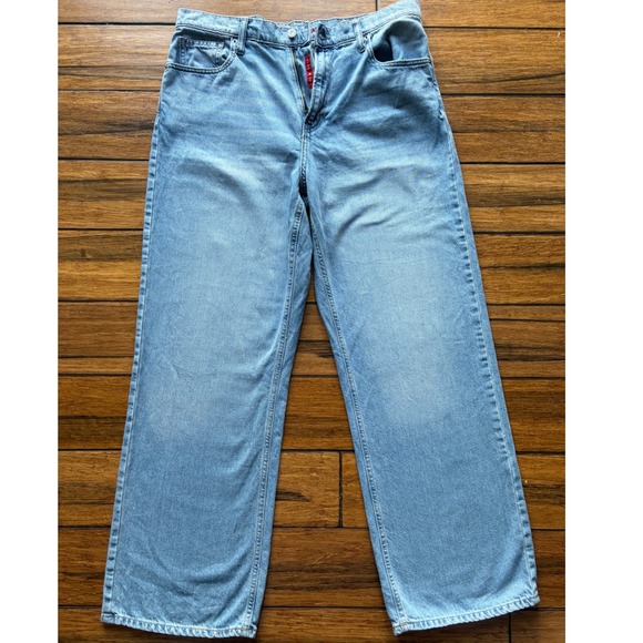 Lucky Brand Denim - Lucky Brand High Rise Wide Leg Jeans Light Wash Denim Size 12/31 31 Inseam
